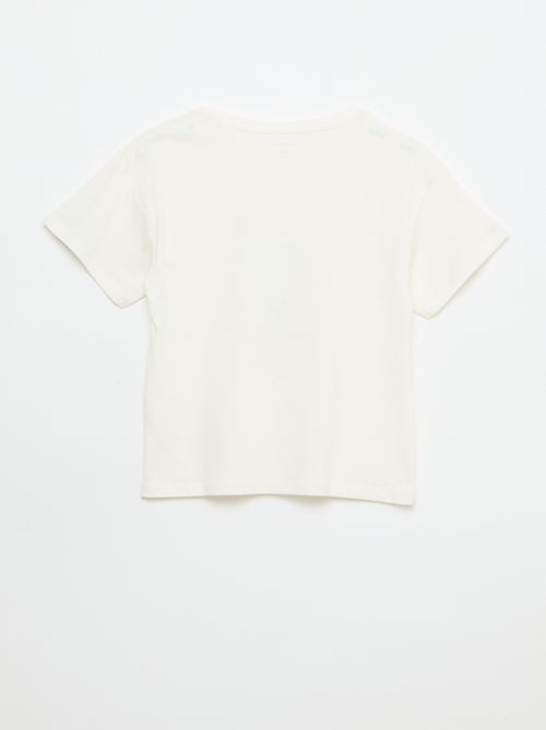 T-shirt met fantasieprint - Kiabi