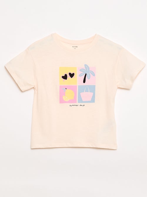 T-shirt met fantasieprint - Kiabi