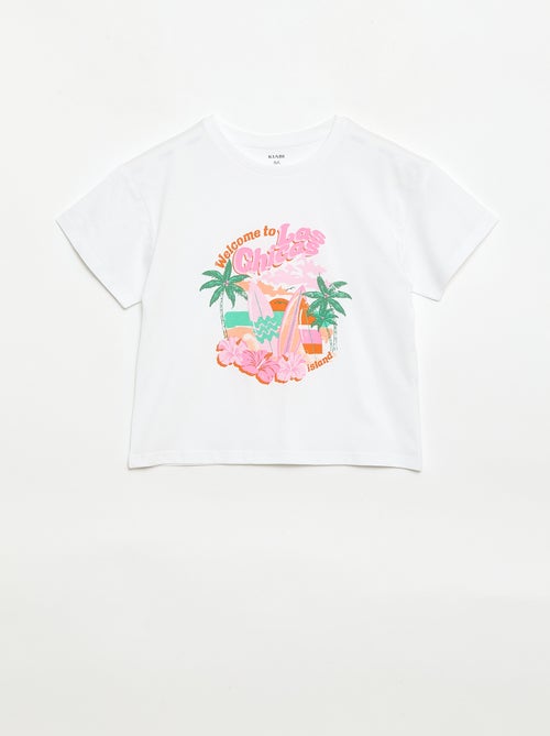 T-shirt met fantasieprint - Kiabi