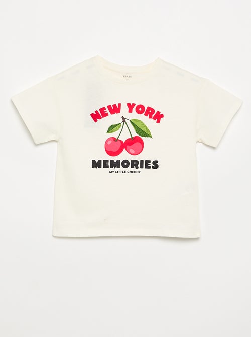 T-shirt met fantasieprint - Kiabi