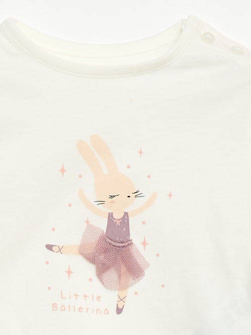 T-shirt met fantasieprint - Kiabi
