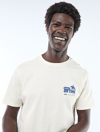 T-shirt met fantasieprint