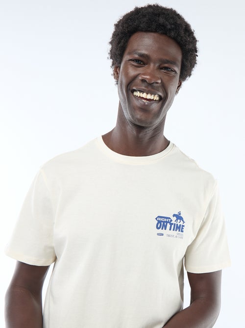 T-shirt met fantasieprint - Kiabi