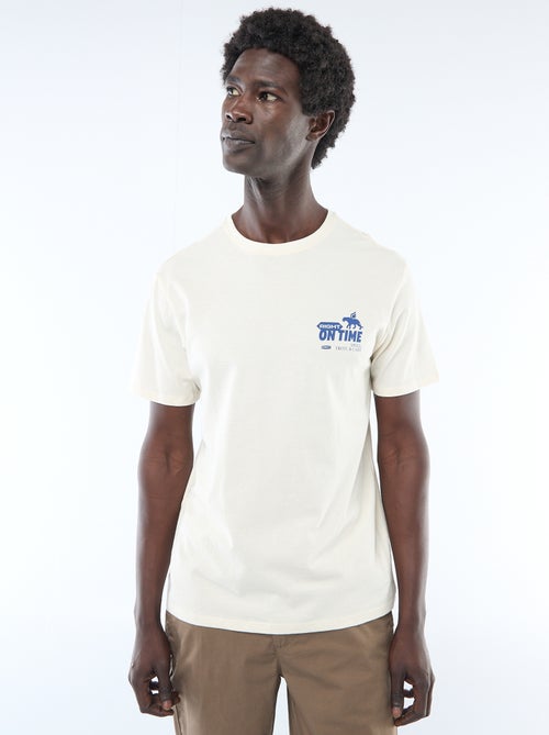 T-shirt met fantasieprint - Kiabi