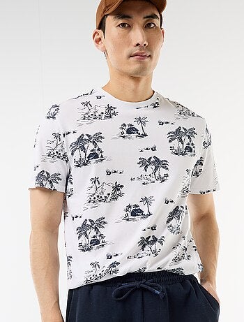 T-shirt met fantasieprint