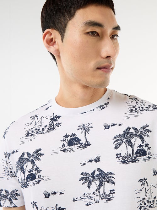 T-shirt met fantasieprint - Kiabi