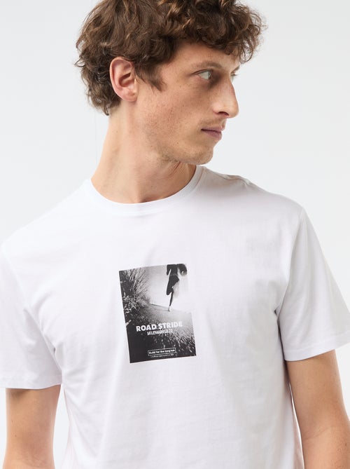 T-shirt met fantasieprint - Kiabi