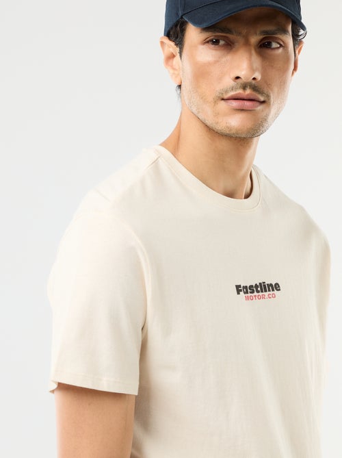 T-shirt met fantasieprint - Kiabi