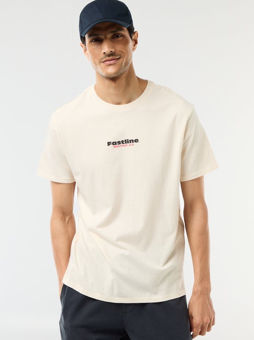 T-shirt met fantasieprint - Kiabi