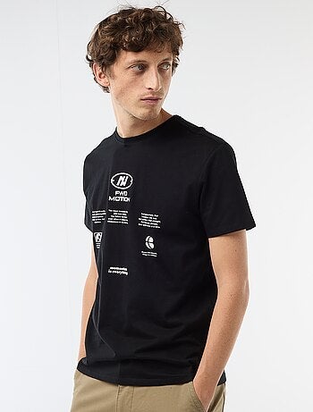 T-shirt met fantasieprint