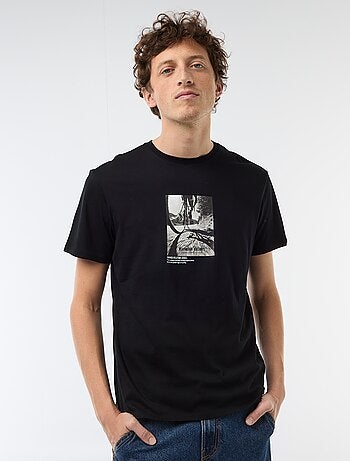 T-shirt met fantasieprint
