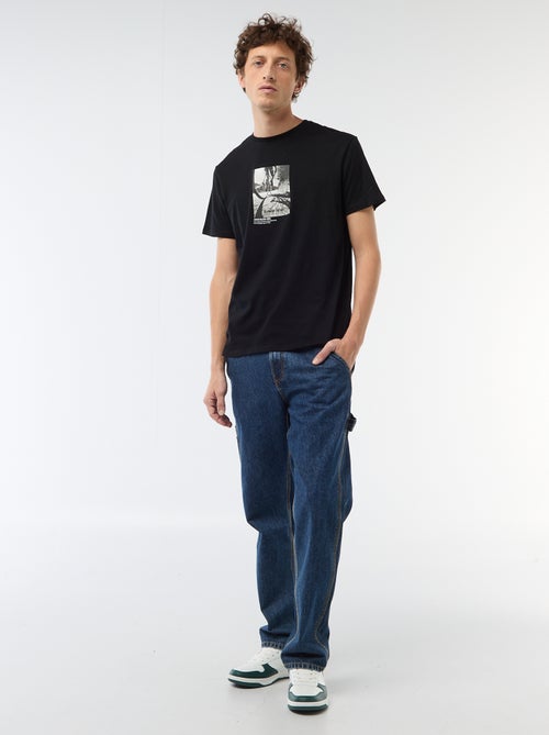 T-shirt met fantasieprint - Kiabi