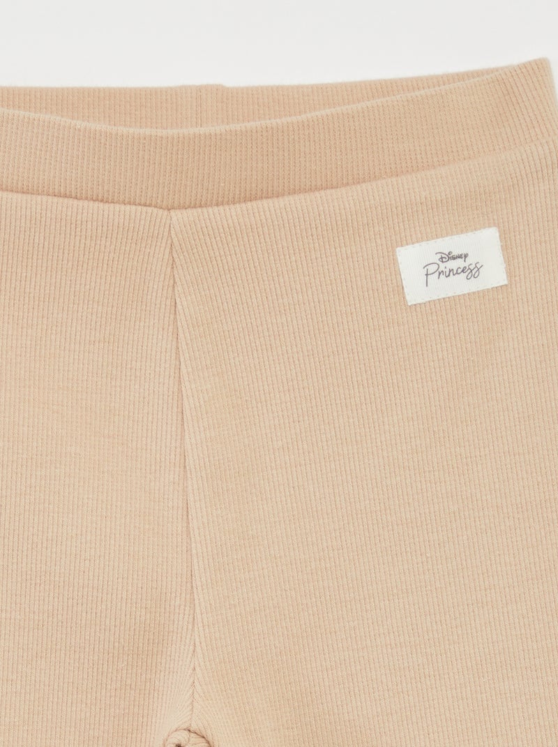 T-shirt met fijn ajourmotiefje + legging | 'Disney' - 2-delig WIT - Kiabi