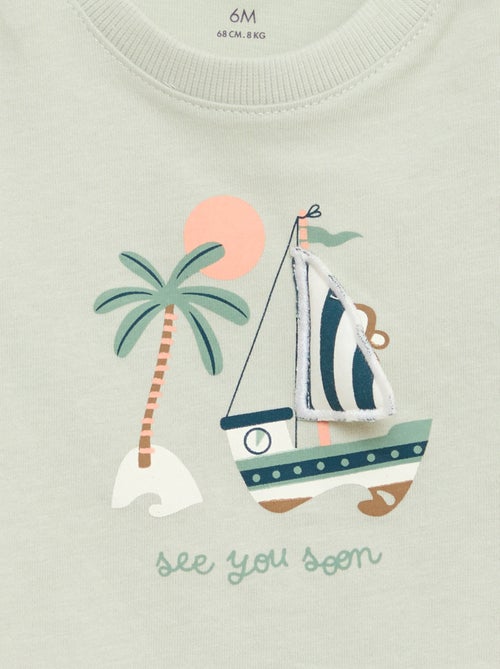 T-shirt met geanimeerde print - Kiabi