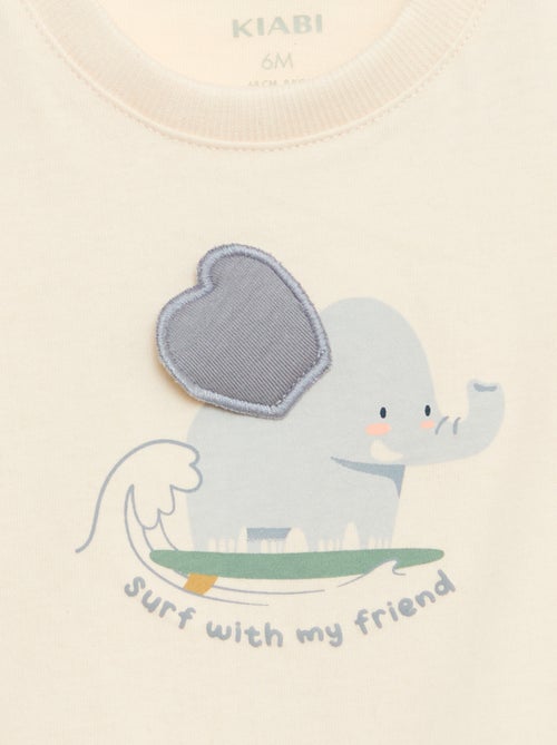 T-shirt met geanimeerde print - Kiabi