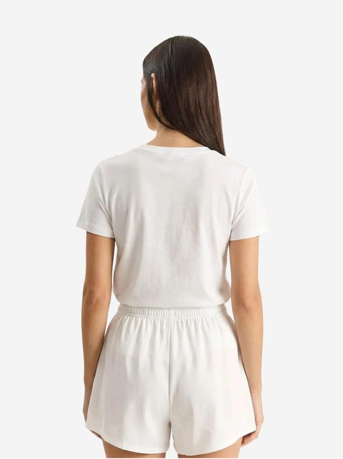 T-shirt met geborduurde ronde hals lucci - Kiabi