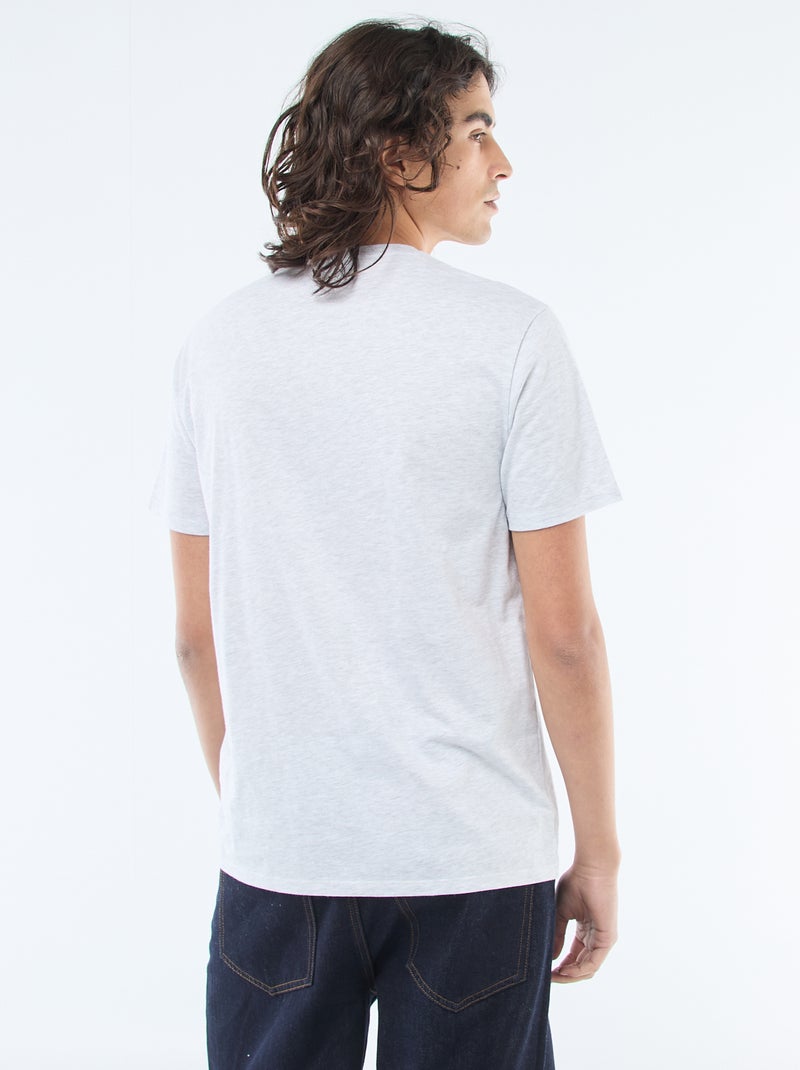 T-shirt met 'Goldorak'-print Grijs - Kiabi