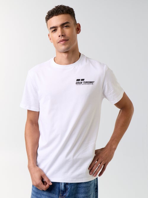 T-shirt met 'Gran Turismo'-print aan de voor- en achterkant - Kiabi T-shirt met 'Gran Turismo'-print aan de voor- en achterkant - Kiabi