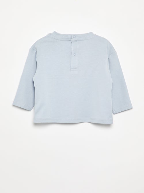 T-shirt met hartjespatch op de borst - Kiabi