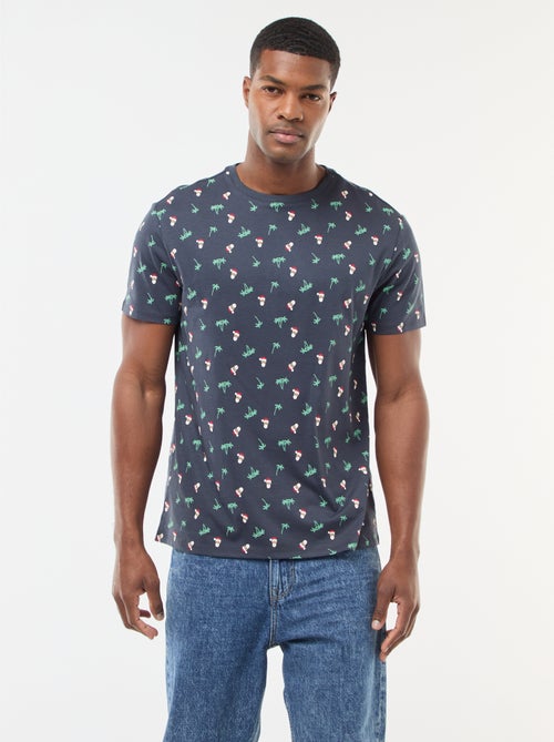 T-shirt met kerstmotief - Kiabi