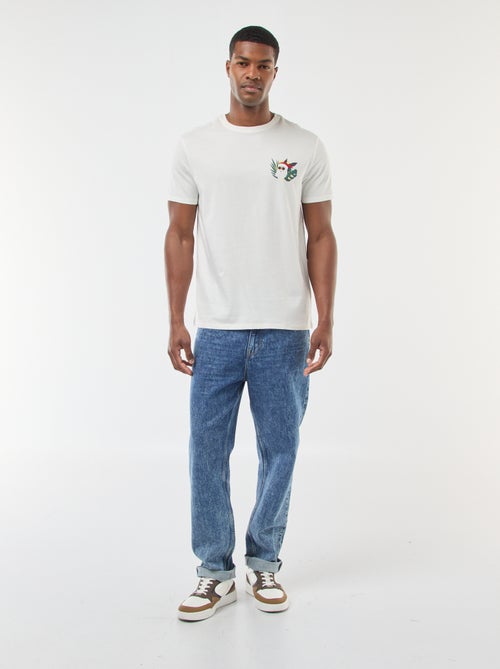 T-shirt met kerstmotief - Kiabi