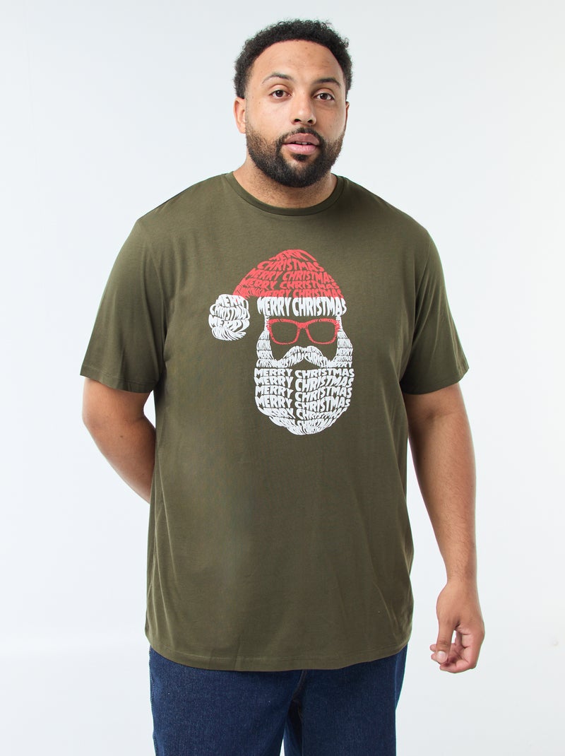 Comfortabel Kerst T-shirt Rood - Merry Christmas & Rendieren