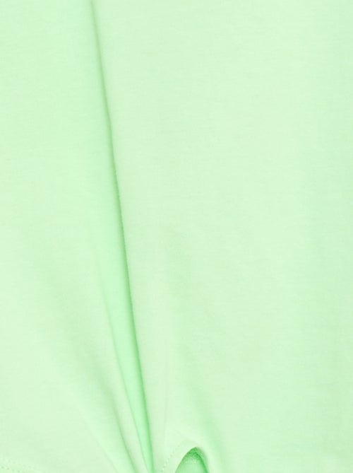 T-shirt met knoop in de taille - Kiabi