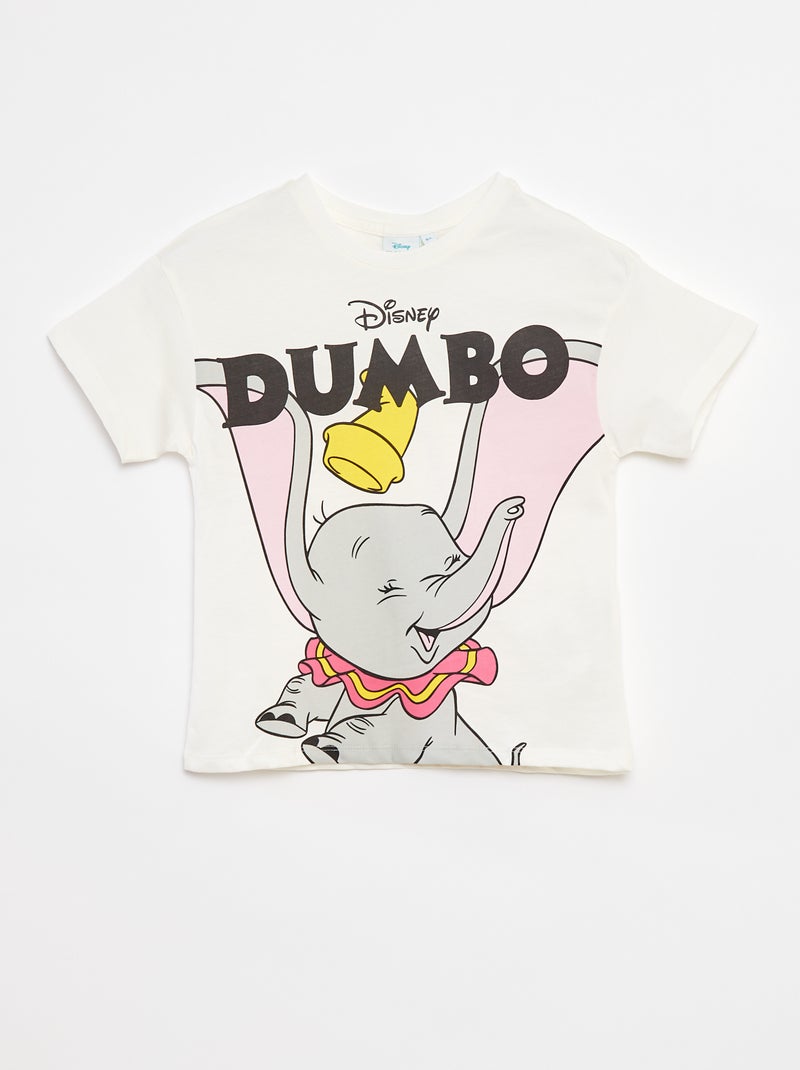 T-shirt met korte mouw 'Disney' WIT - Kiabi