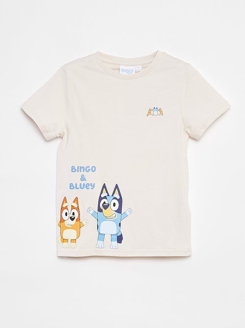 T-shirt met korte mouw en 'Bluey'-print - Kiabi