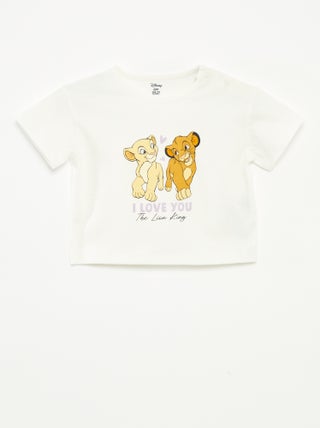 T-shirt met korte mouw en Disney-print