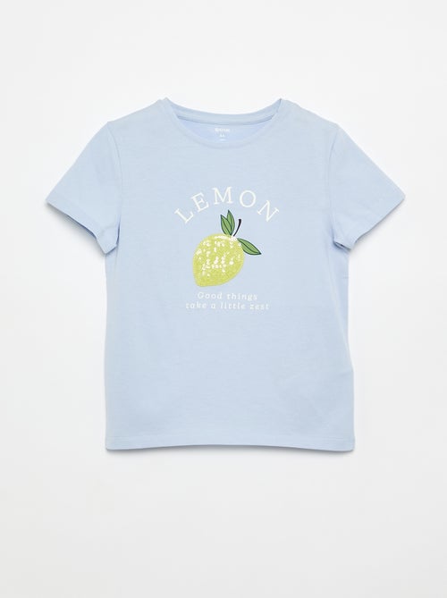 T-shirt met korte mouw en leuk detail - Kiabi T-shirt met korte mouw en leuk detail - Kiabi