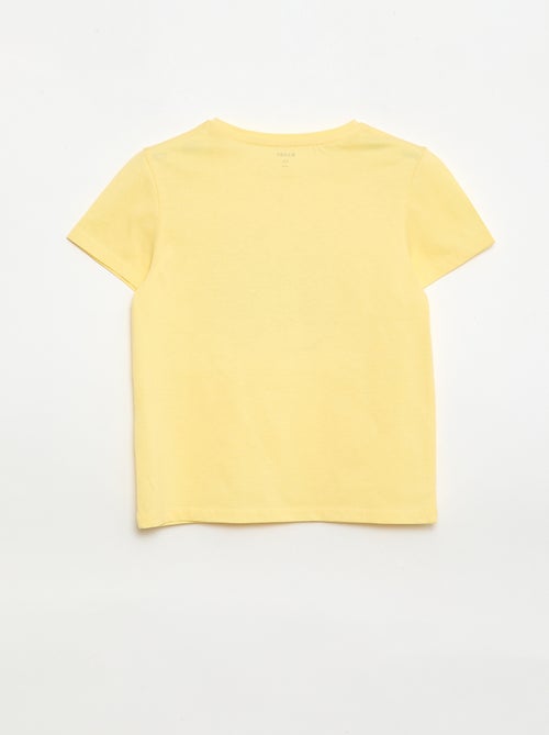 T-shirt met korte mouw en leuk detail - Kiabi