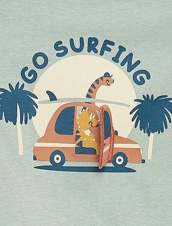 T-shirt met korte mouw en leuk detail