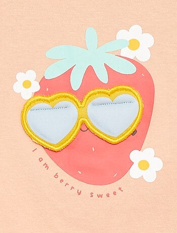 T-shirt met korte mouw en leuk detail