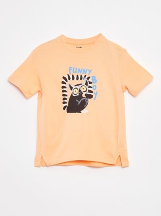 T-shirt met korte mouw en leuk detail
