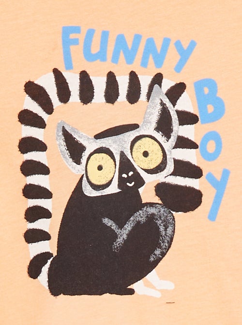 T-shirt met korte mouw en leuk detail - Kiabi