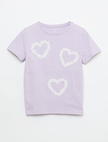 T-shirt met korte mouw en leuk detail
