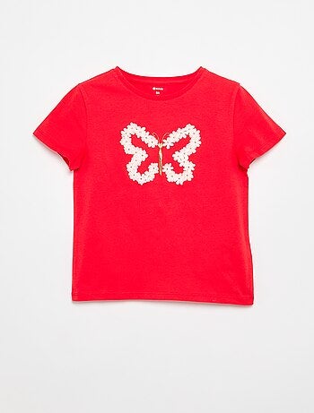 T-shirt met korte mouw en leuk detail