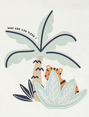 T-shirt met korte mouw en leuk detail