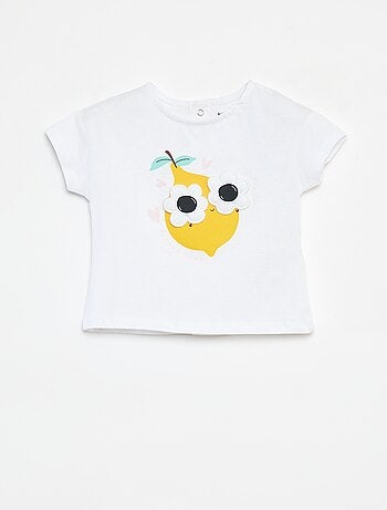 T-shirt met korte mouw en leuk detail