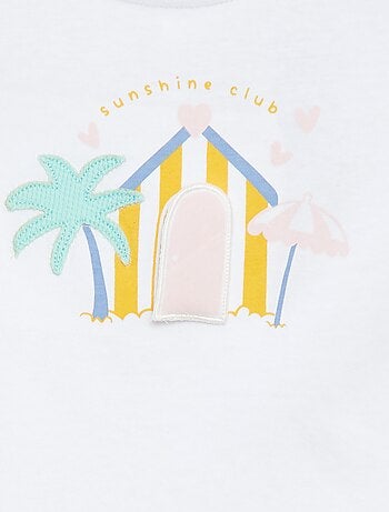 T-shirt met korte mouw en leuk detail