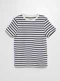 T-shirt met korte mouw en motiefje BIEGE - Kiabi