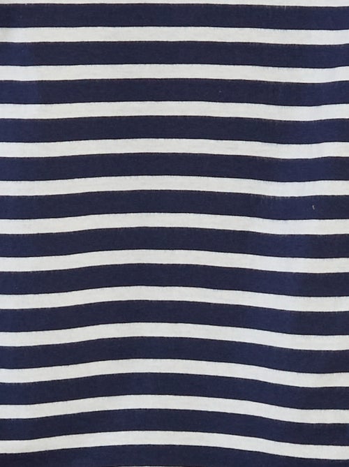 T-shirt met korte mouw en motiefje - Kiabi