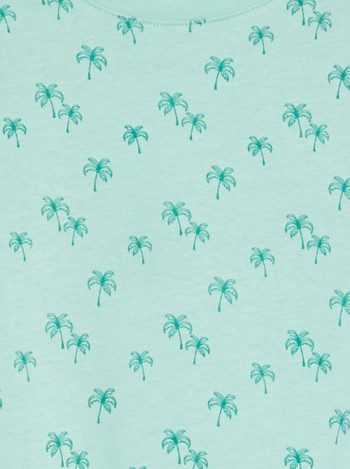 T-shirt met korte mouw en motiefje - Kiabi