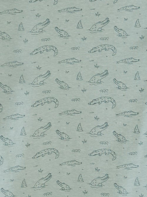 T-shirt met korte mouw en motiefje - Kiabi