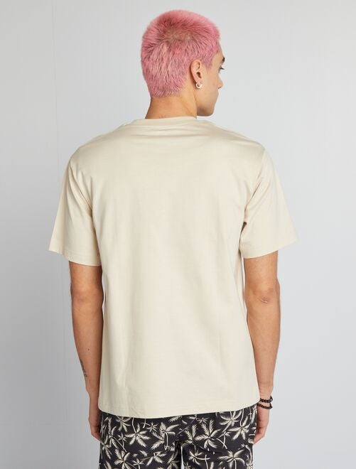 T-shirt met korte mouw en New York-print - Kiabi
