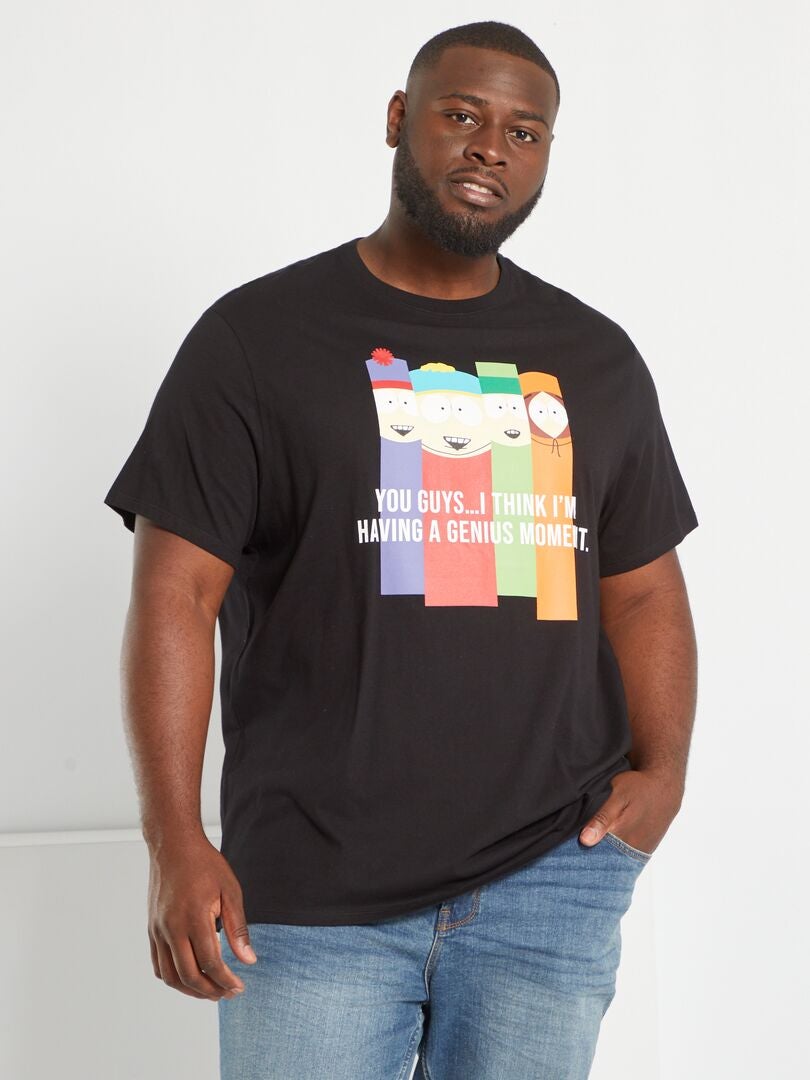 T-shirt met korte en opdruk 'South Park' - zwart Kiabi - 15.00€