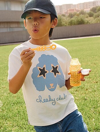 T-shirt met korte mouw en print - Grafik Edition