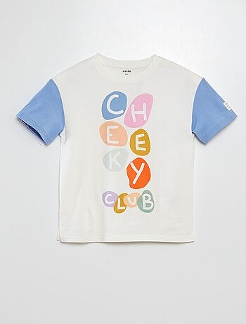 T-shirt met korte mouw en print - Grafik Edition