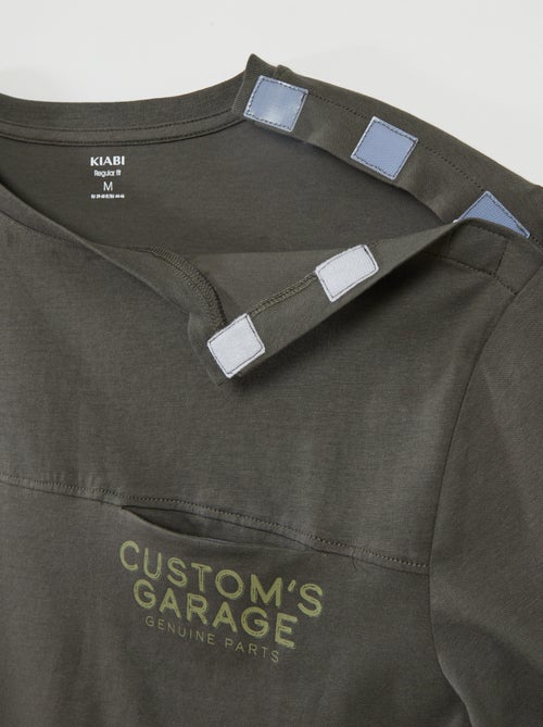 T-shirt met korte mouw en print - So Easy - Kiabi